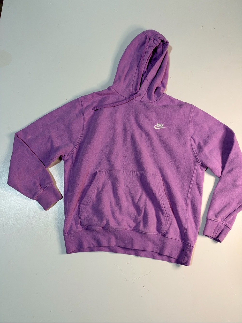 Nike Purple Hooded Sweatshirt size L